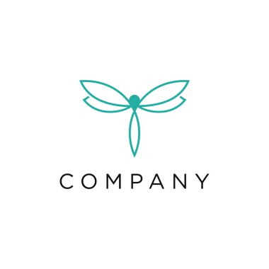 Eşsiz ve yaratıcı vektör illüstrasyonlu yaban hayatı yusufçuğu logosu tasarımı.