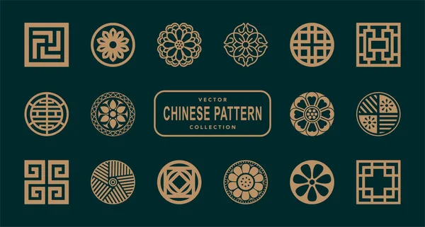 Asian Traditional Pattern Pattern Chinese Pattern — Stock Vector