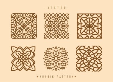 Arap desenli sanat orta doğu tarzı desen