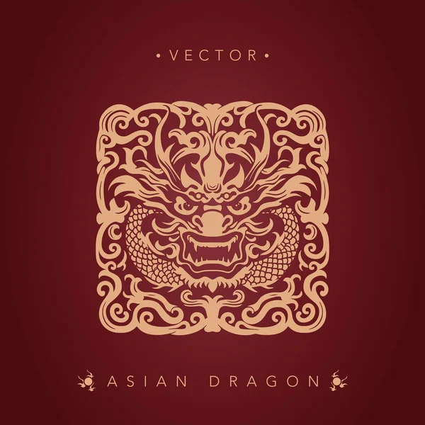 Asya ejderhası Çin ejderhası totemi deseni