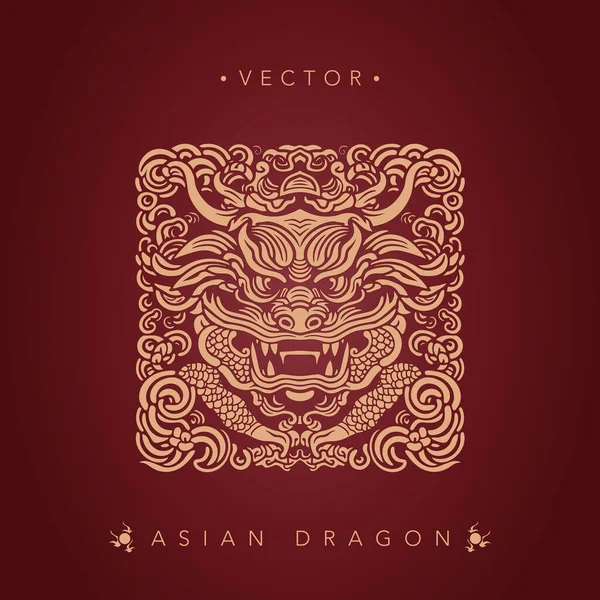 Asya ejderhası Çin ejderhası totemi deseni