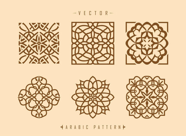 arabic pattern art middle eastern style pattern