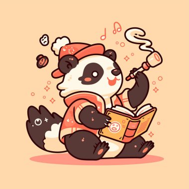 Şirin Panda Okuma ve Üfleme Baloncukları