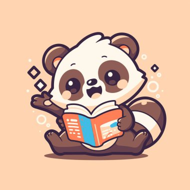 Mutlu Rakunlar Okuma ve El Sallama