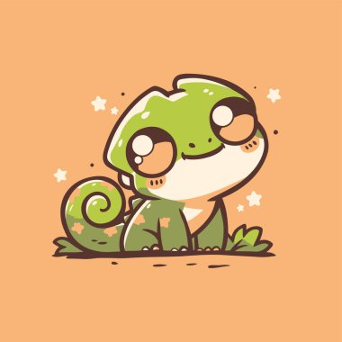 Koca Gözlü Sevimli Bukalemun