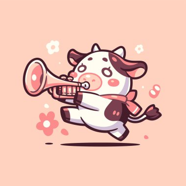 İnek Tutkuyla Trompet Çalıyor