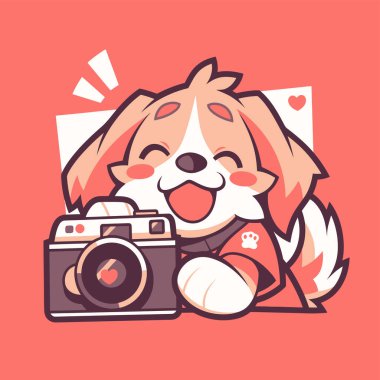 Fotoğrafçı Köpek Kamera Tutuyor