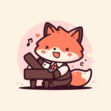 Şirin Tilki Piyanisti Romantik Müzik Sanatı Çalıyor