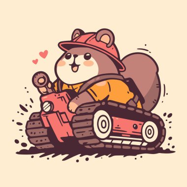 Sincap Mühendisi Aracıyla Mini Tank Sürüyor