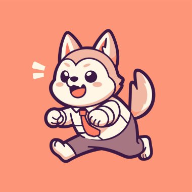 Husky İşadamı Kravat Tutkusuyla Koşuyor