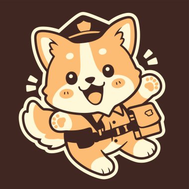 Corgi Posta Taşıyıcı Posta Postası ile Satchel