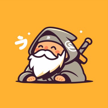 Güneşli bir günde Kılıçlı Chibi Büyücüsü