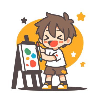 Easel 'de Mutlu Ressamlar