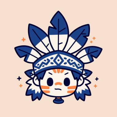 Tüylü Başlıklı Şirin Amerikan Çocuğu