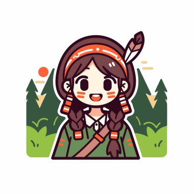 Ormandaki Sevimli Amerikan Kızı