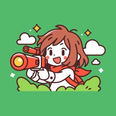 Dürbünlü Genç Kız Macera Arıyor