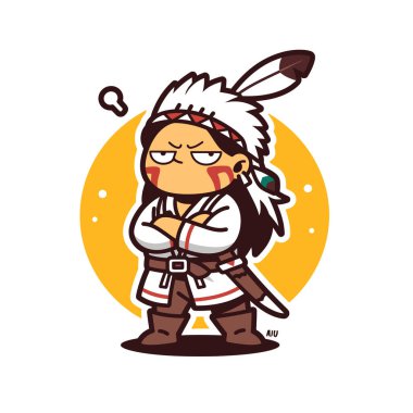 Kararlı İfadesi Olan Amerikan Çizgi Filmi Şefi