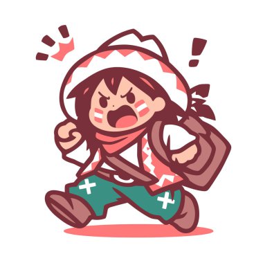 Kızgın Kovboy Çizgi Film Karakteri