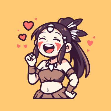 Amerikan Yerlisi Kalpli Kız