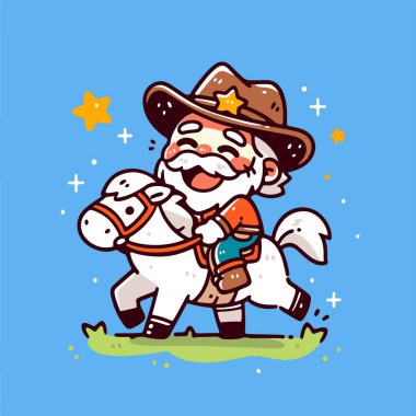 Tatlı Kovboy Şerif Ata Biniyor