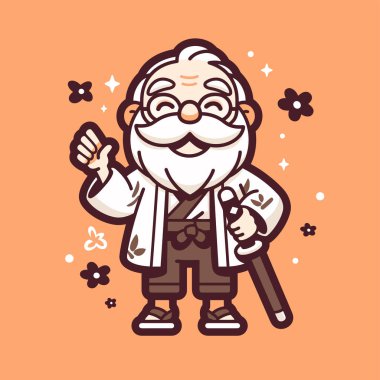 Başparmağıyla gülümseyen samuray.