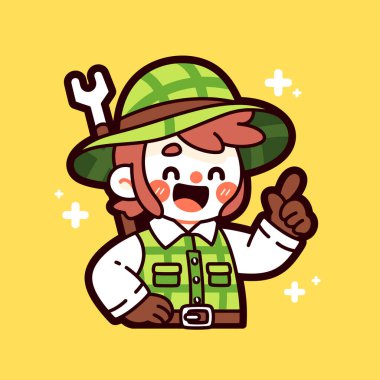 Mutlu Çizgi Film Kâşifi Gösteriyor