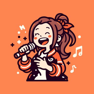 Mikrofonlu Mutlu Şarkıcı