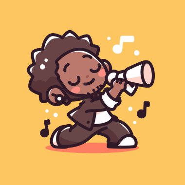 Neşeli Çizgi Film Trompetçisi Eylemde