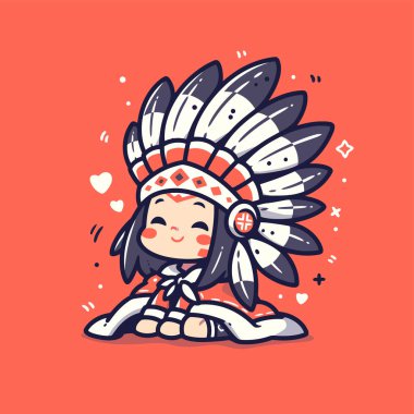 Sevimli Çizgi film Başlıklı Amerikan Çocuğu