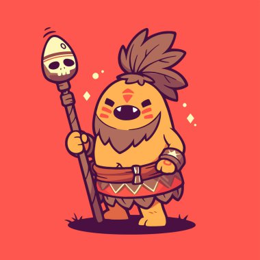 Kurukafa Asası ile Dostane Kabile Çizgi Filmi Karakteri