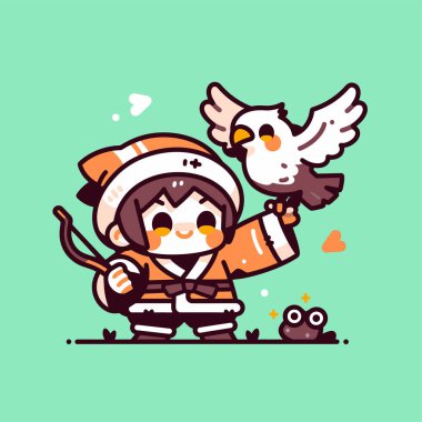 Falcon ve Frog 'la Chibi Archer