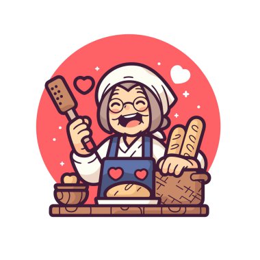 Taze pişmiş ekmeği olan Mutlu Fırıncı