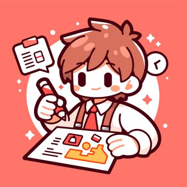 Çizgi film karakteri.