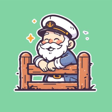 Mutlu Kaptan Tahta Çitlere yaslanıyor