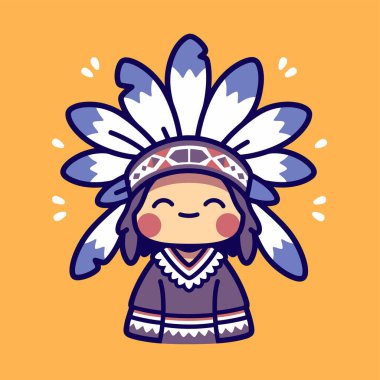 Çekici Çizgi Film Başlıklı Amerikan Yerlisi