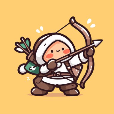 Yay ve Ok ile Sevimli Okçu Çizgi Filmi