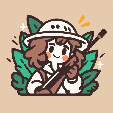 Ormandaki Şapkalı Çizgi Film Kaşifi