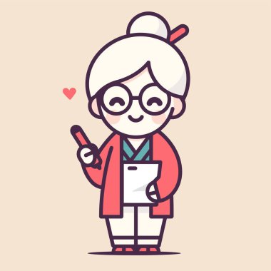 Tablet ve Kalemle Büyüleyici Çizgi Film Öğretmeni