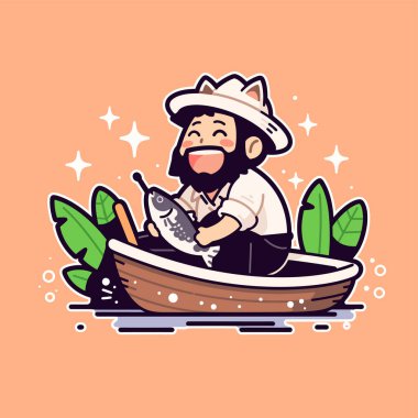 Büyük Avı Olan Mutlu Balıkçı