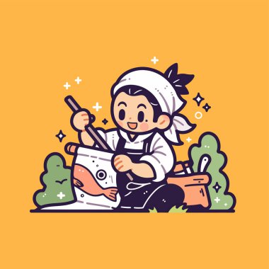 Mutlu Aşçı Suşi Hazırlıyor