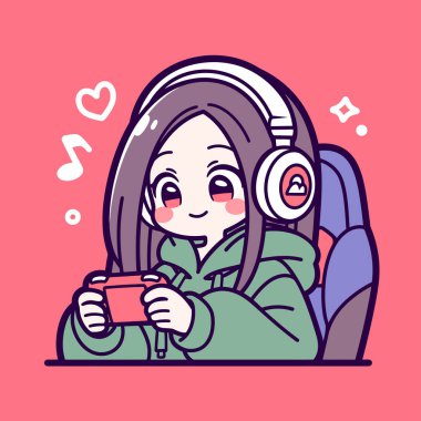 Anime Oyuncu Kız Video Oyunundan Hoşlanıyor