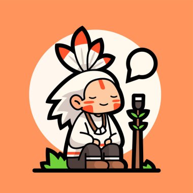 Çizgi film Amerikan Şef Meditasyonu