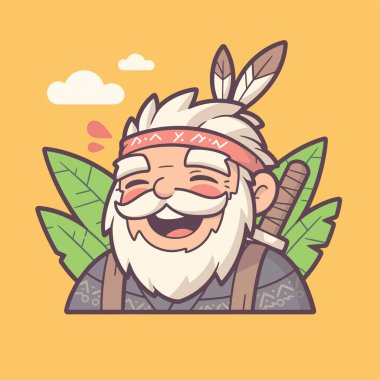 Neşeli Savaşçı Tüylü Yaşlı