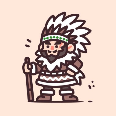 Chibi Amerikan Yerlisi Personel Şefi