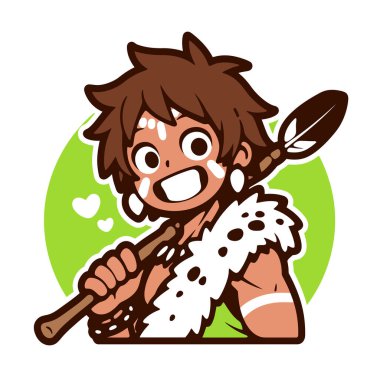 Mızraklı Mutlu Mağara Adamı