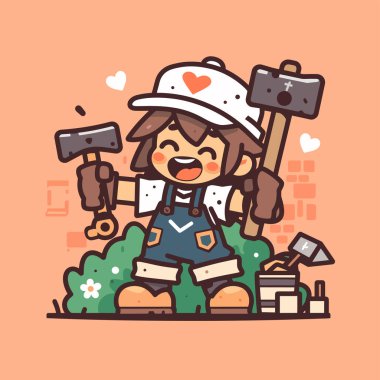 Mutlu Marangoz Çizgi Film Çizimi