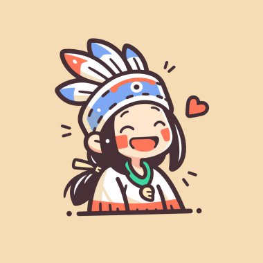 Başlıklı Mutlu Amerikan Kızı