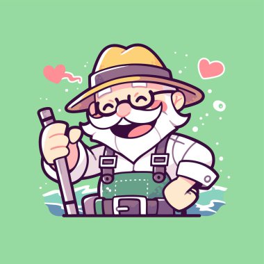 Şapkalı ve Gülen Yüzlü Mutlu Çiftçi