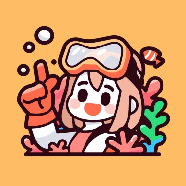 Sualtı Dünyasını Keşfeden Neşeli Dalgıç