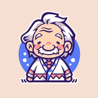 Mutlu yaşlı adam saman ve papyonlu